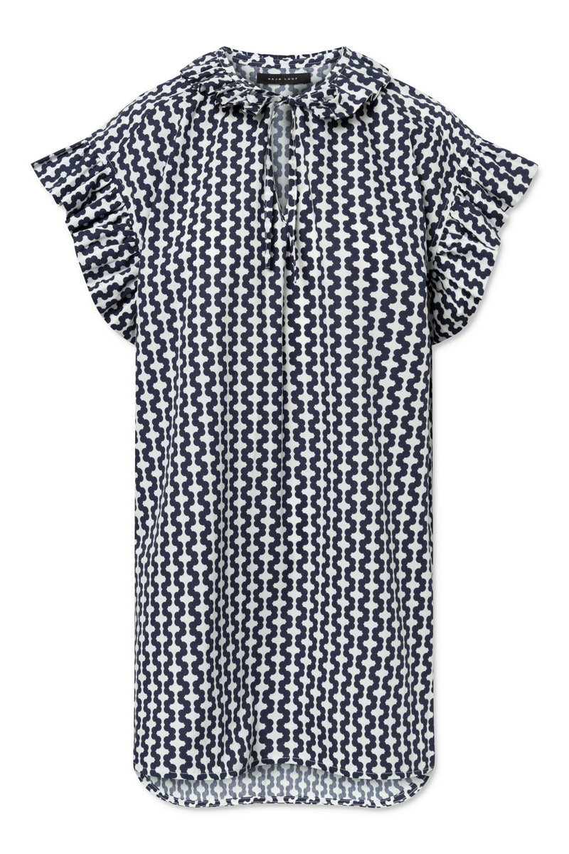 Naja Lauf TANNIE BLOUSE DOTS IN A ROW BLOUSES NAVY