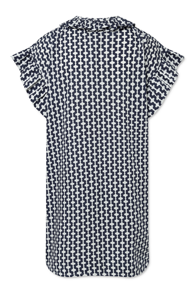 Naja Lauf TANNIE BLOUSE DOTS IN A ROW BLOUSES NAVY