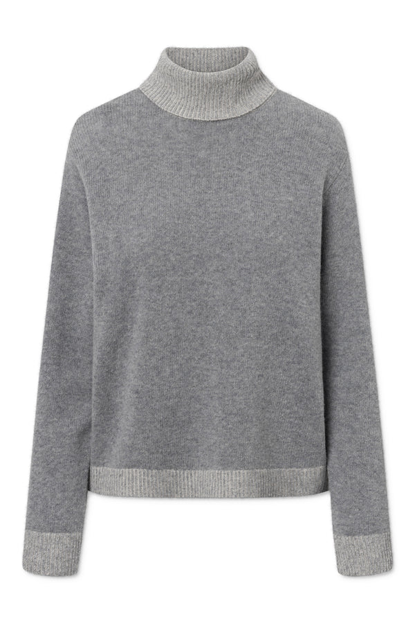 Naja Lauf TORY SWEATER BETTER WOOL KNITWEAR GREY MELANGE