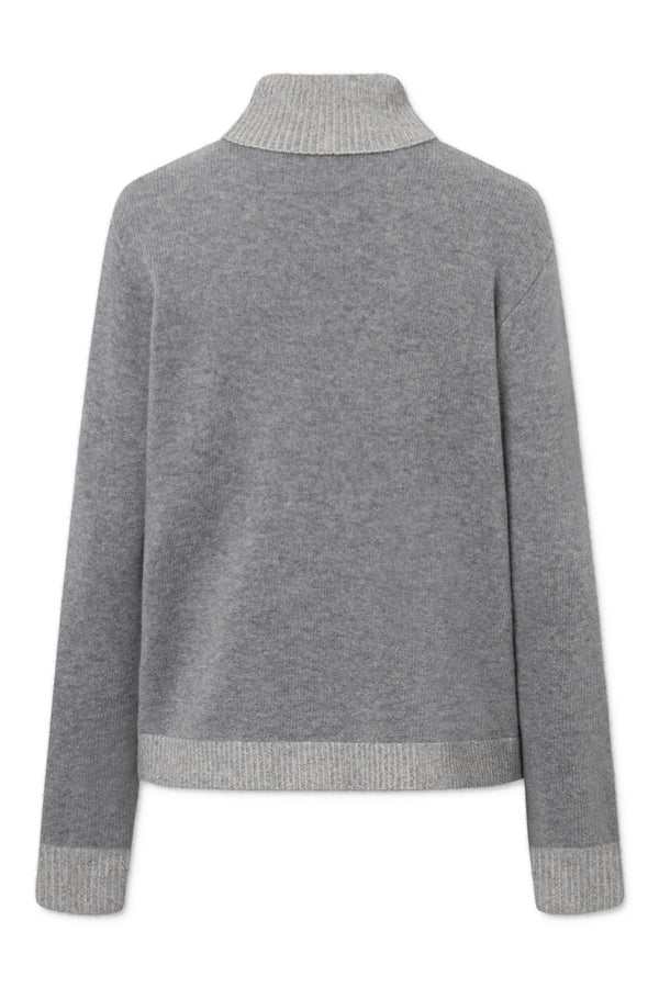 Naja Lauf TORY SWEATER BETTER WOOL KNITWEAR GREY MELANGE