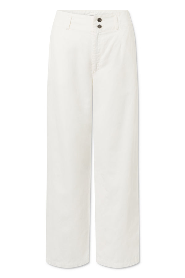 Naja Lauf VENICE PANTS COTTON LINEN PANTS EGG