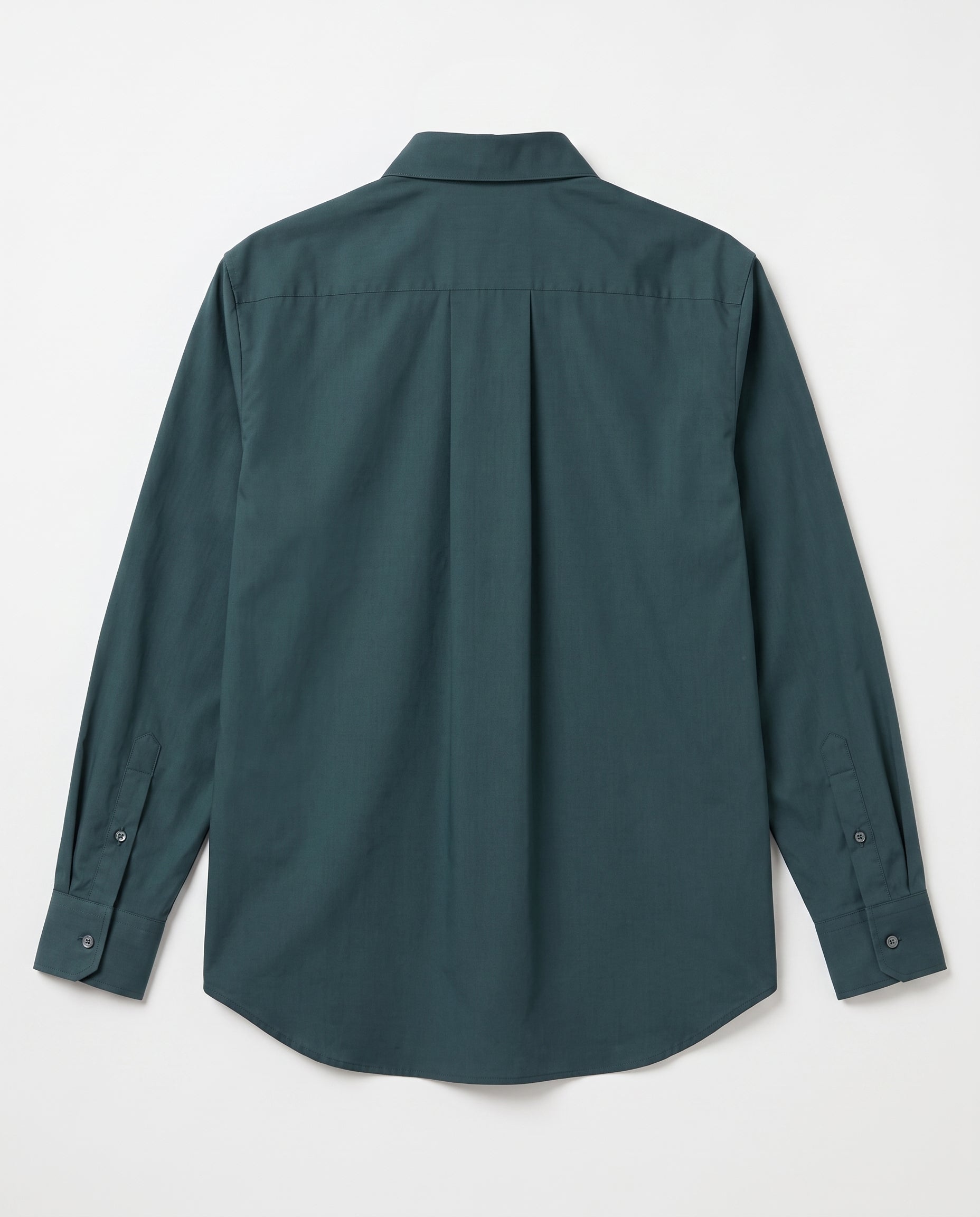 AGNETA SHIRT , Cotton Poplin , Dark Green